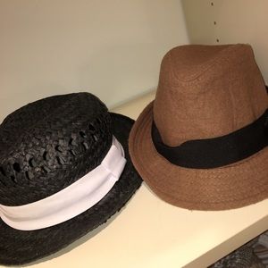LOT of 2 fedoras